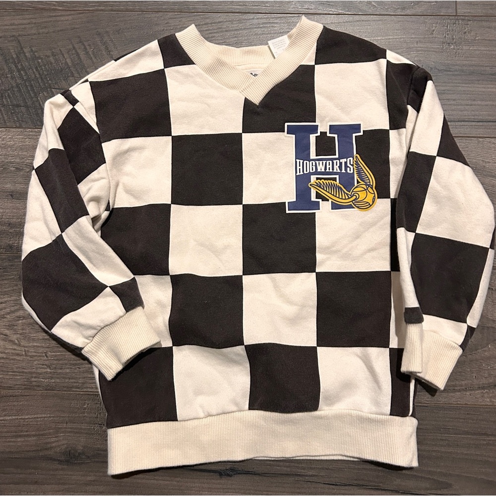 Harry Potter x H&M Checkered Sweatshirt Boys 3/4T